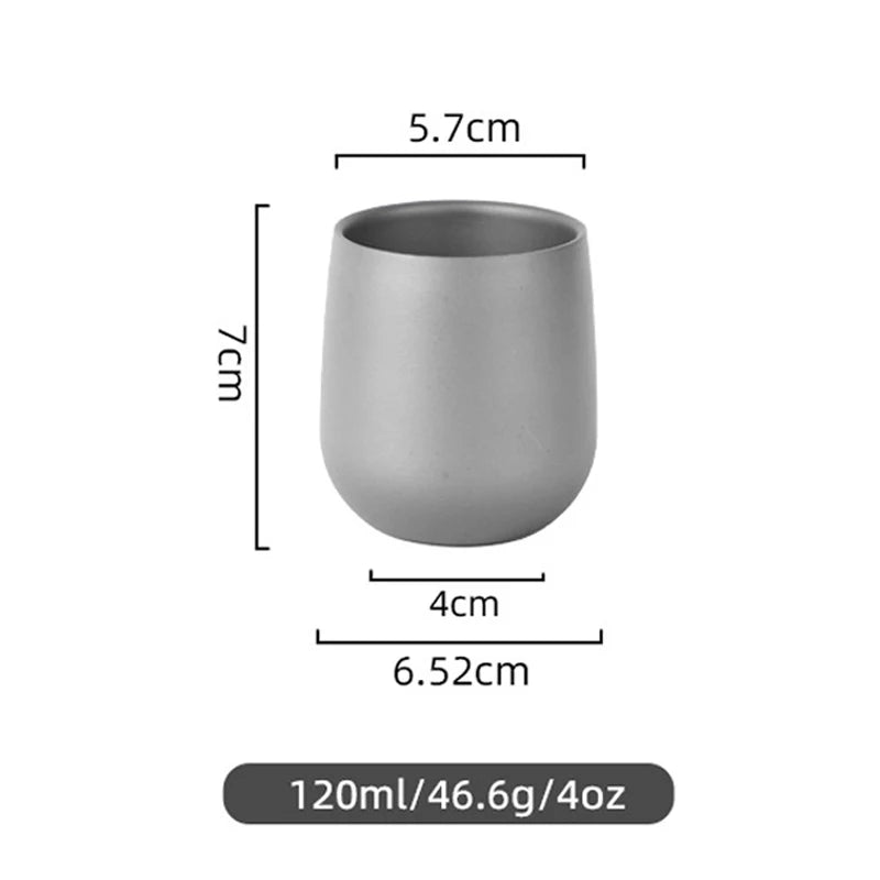 Titanium Insulated Camping Cup