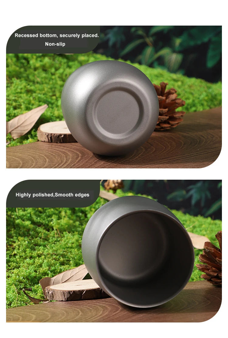 Titanium Insulated Camping Cup