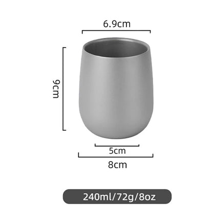 Titanium Insulated Camping Cup